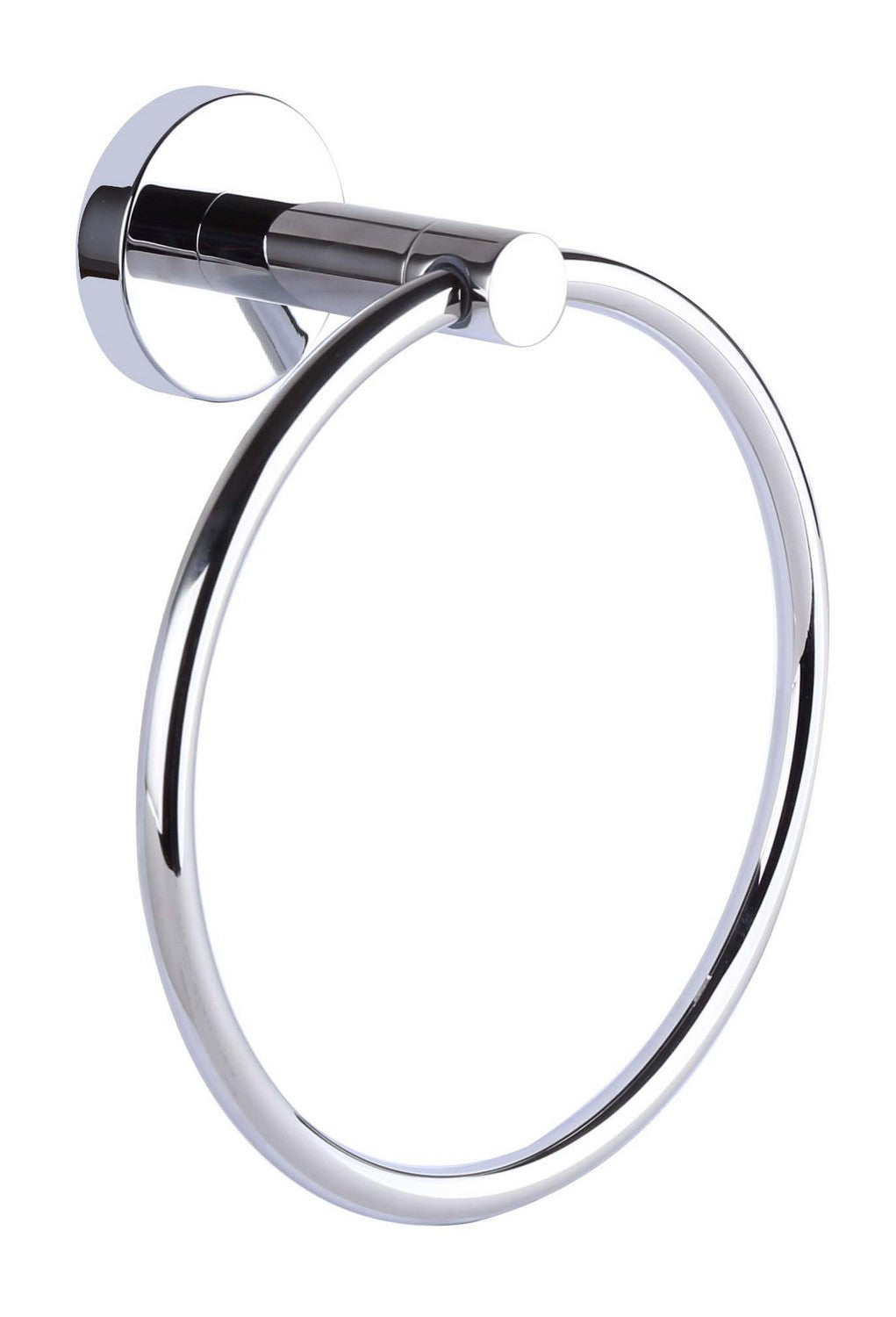 Cain Towel Ring in Stainless Steel And Diecast Aluminum - available from The Lighting Shoppe, trusted by Canadian homeowners