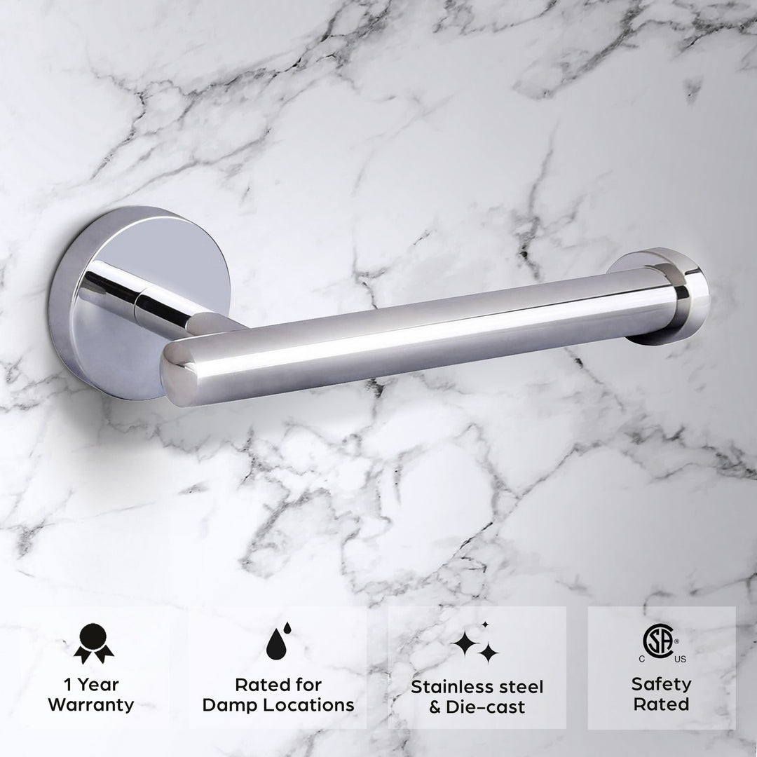 Canarm Canada - BA103A08CH - Towel Bar - Cain - Stainless Steel And Diecast Aluminum