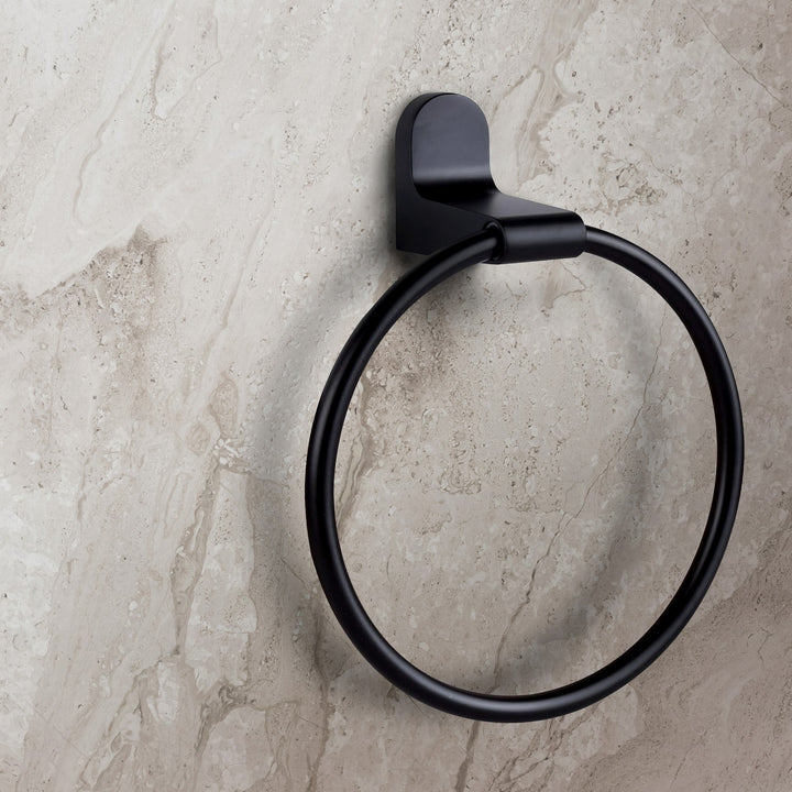 Canarm Canada - BA105A06BK - Towel Ring - Lyla - Matte Black