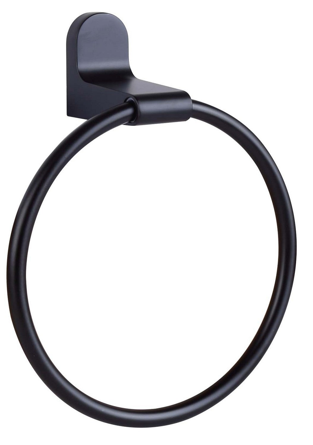 Lyla Towel Ring in Matte Black - available from The Lighting Shoppe, trusted by Canadian homeowners