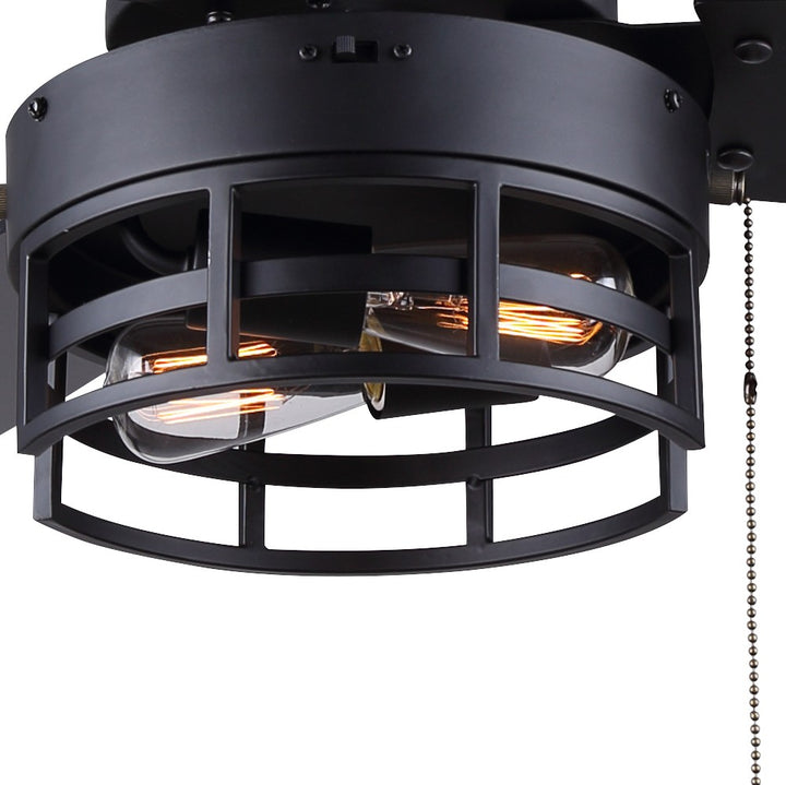 Canarm Canada - CF42ATT3BK - 42"Ceiling Fan - Attley - Matte Black