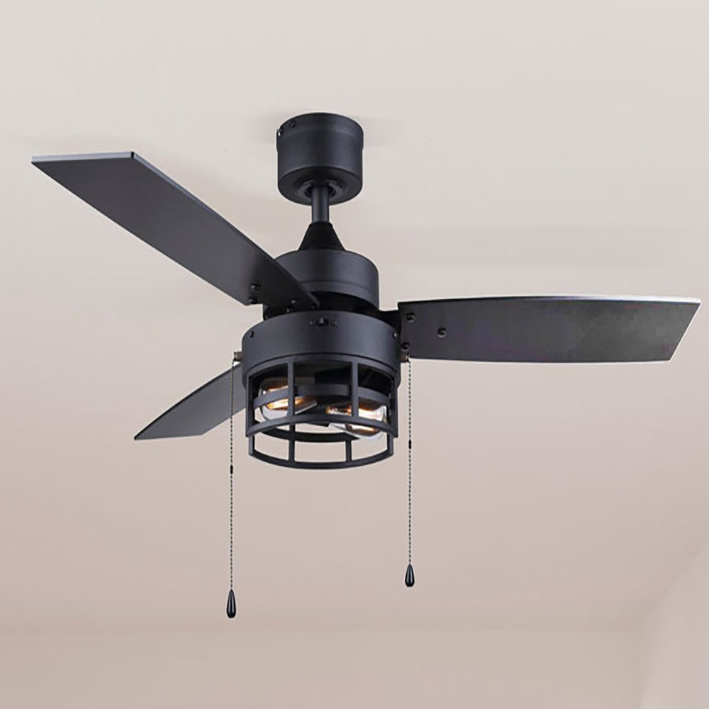Canarm Canada - CF42ATT3BK - 42"Ceiling Fan - Attley - Matte Black