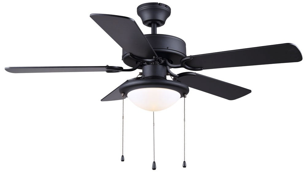 Canarm Canada - CF42ECL5BK - 42"Ceiling Fan - Eclipse - Matte Black