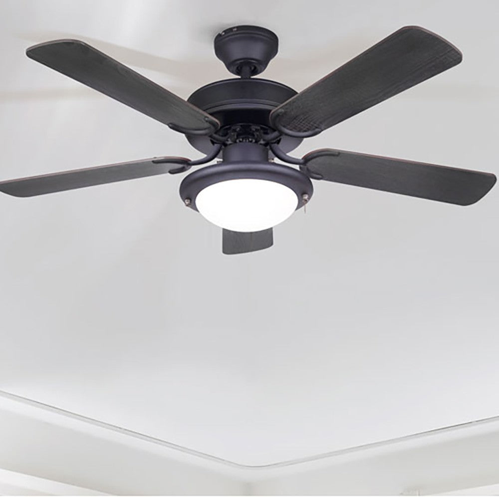Canarm Canada - CF42ECL5BK - 42"Ceiling Fan - Eclipse - Matte Black