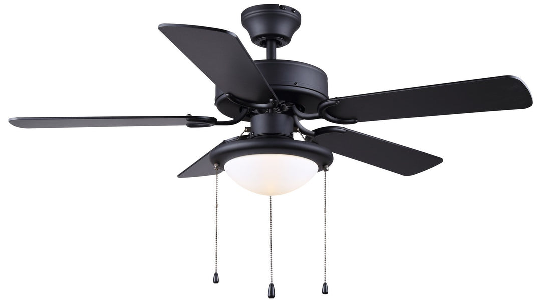 Eclipse 42"Ceiling Fan in Matte Black - available from The Lighting Shoppe, trusted by Canadian homeowners