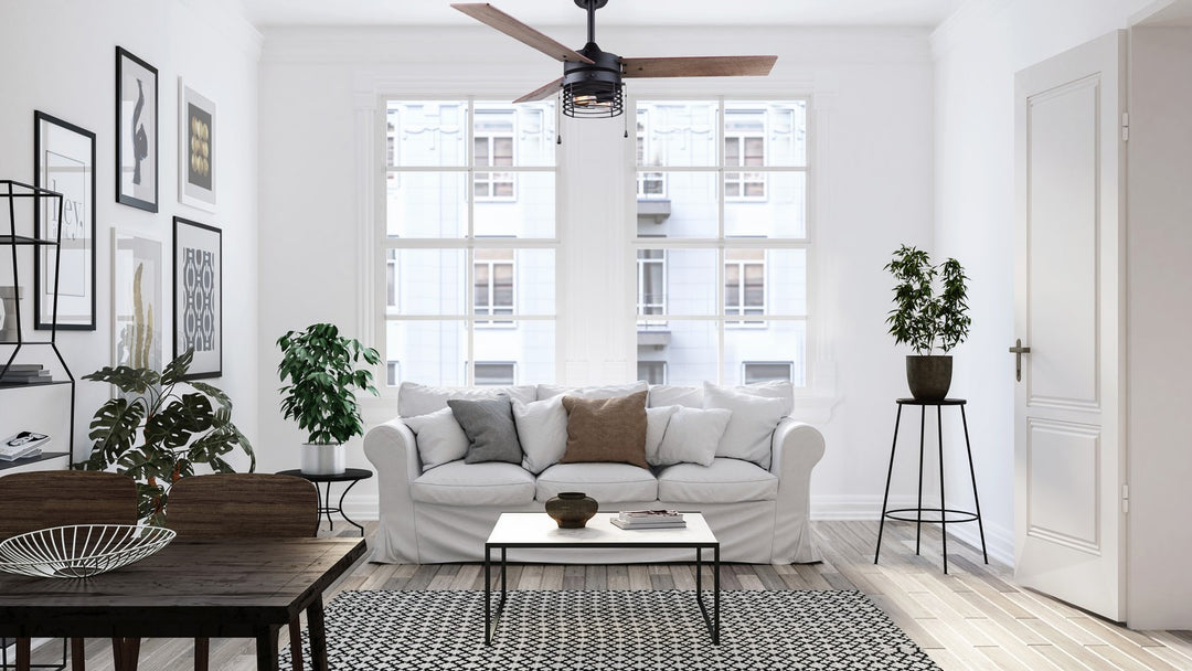 Canarm Canada - CF52ALD3BK - 52"Ceiling Fan - Alder - Matte Black