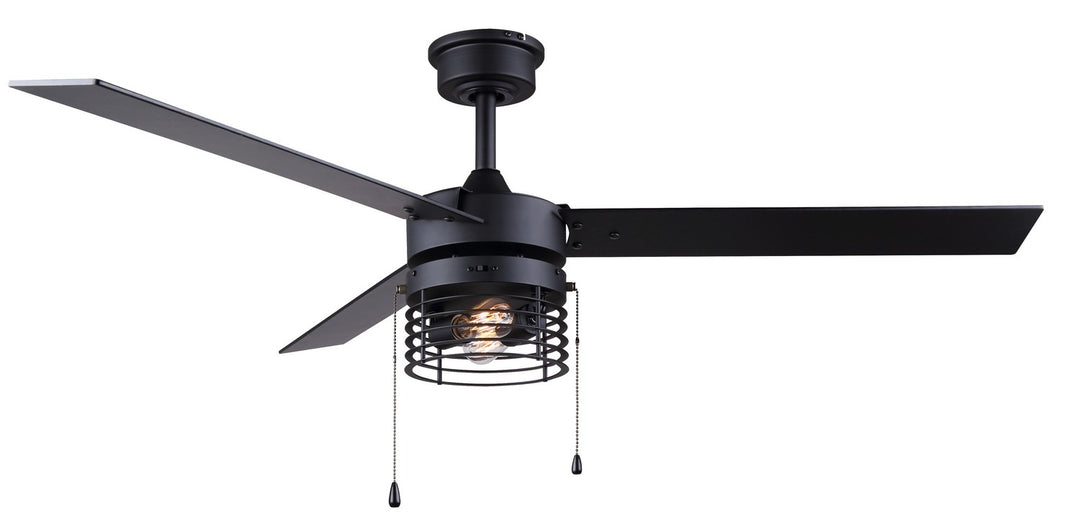 Alder 52"Ceiling Fan in Matte Black - available from The Lighting Shoppe, trusted by Canadian homeowners