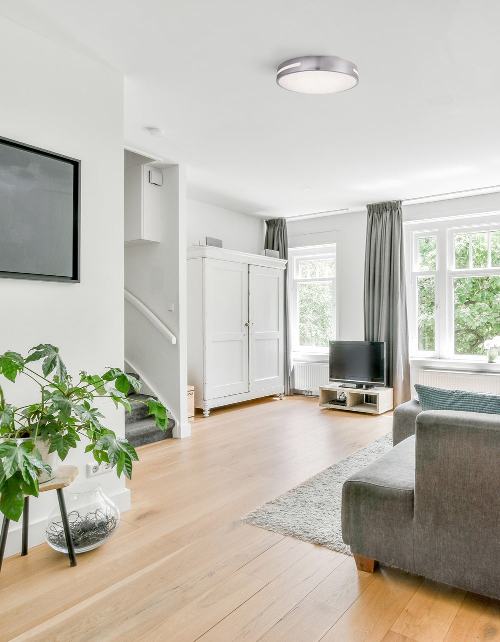 Canarm Canada - CL-19-13-BN - LED Flush Mount - Niven - Brushed Nickel