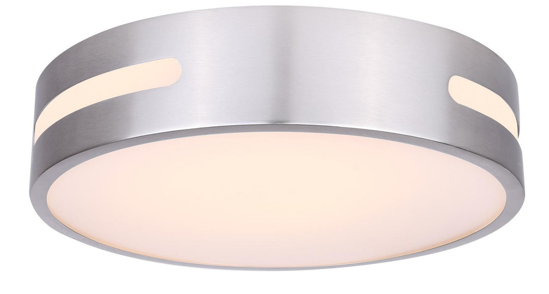 Niven LED Flush Mount in Brushed Nickel - available from The Lighting Shoppe, trusted by Canadian homeowners