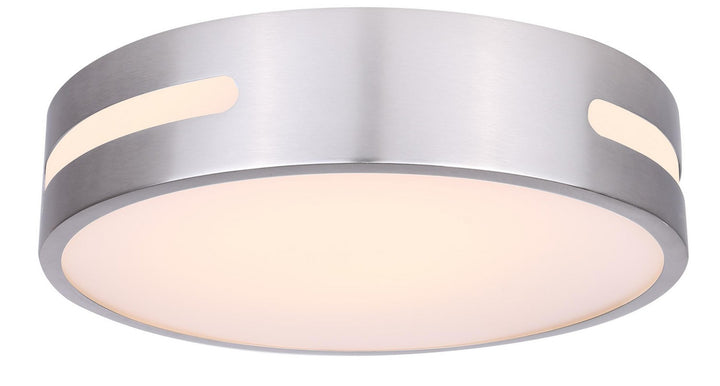 Niven LED Flush Mount in Brushed Nickel - available from The Lighting Shoppe, trusted by Canadian homeowners