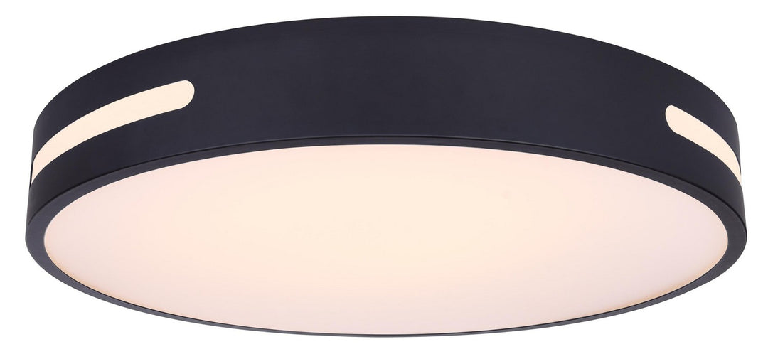 Niven LED Flush Mount in Black - available from The Lighting Shoppe, trusted by Canadian homeowners