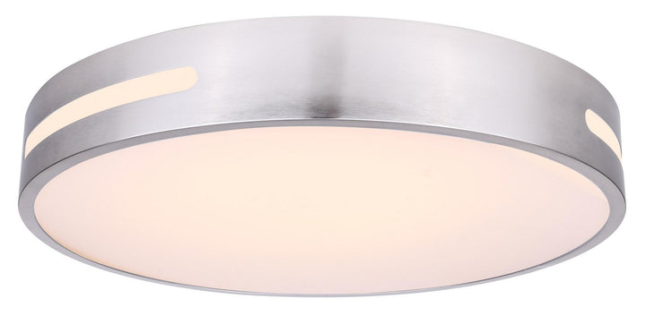 Niven LED Flush Mount in Brushed Nickel - available from The Lighting Shoppe, trusted by Canadian homeowners