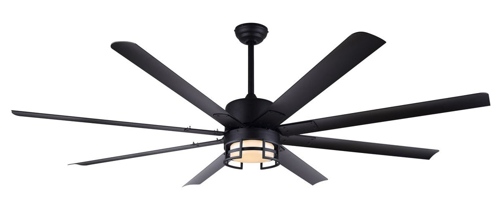 Canarm Canada - CP72EZR8BK - 72"Ceiling Fan - Ezra - Matte Black