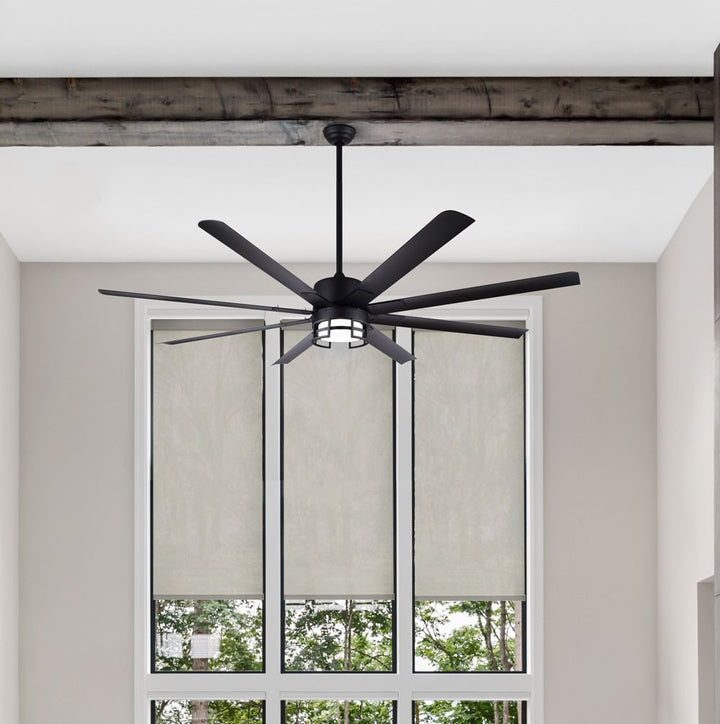 Canarm Canada - CP72EZR8BK - 72"Ceiling Fan - Ezra - Matte Black
