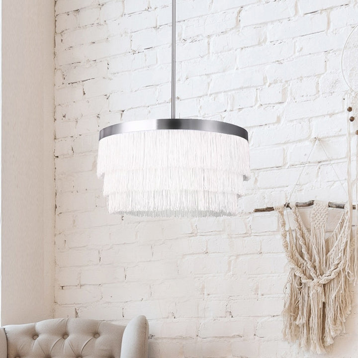 Canarm Canada - ICH2024B03BN18 - Three Light Chandelier - Syren - Brushed Nickel