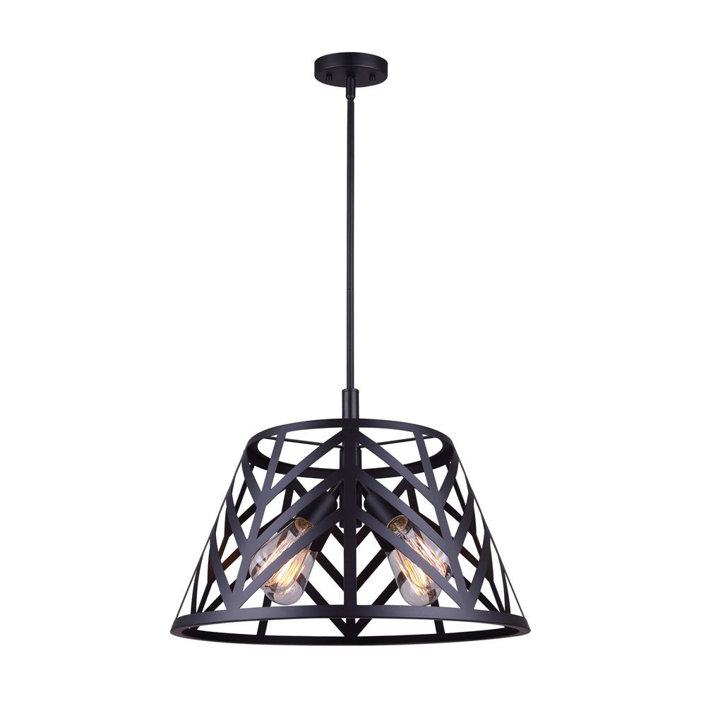 Maud Four Light Chandelier in Matte Black - available from The Lighting Shoppe, trusted by Canadian homeowners