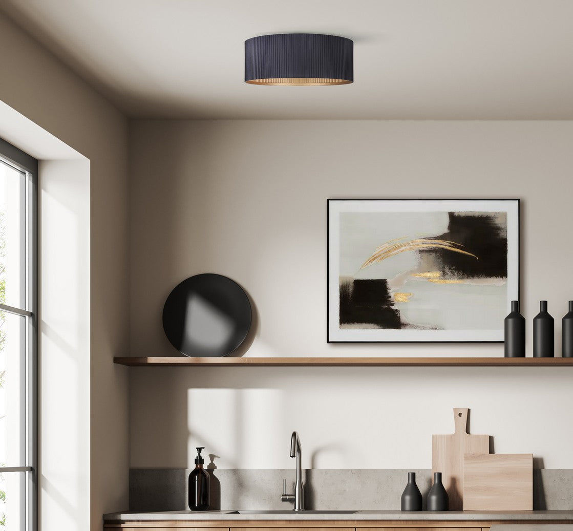 Canarm Canada - IFM1119A14BK - Two Light Flush Mount - Rexton - Matte Black