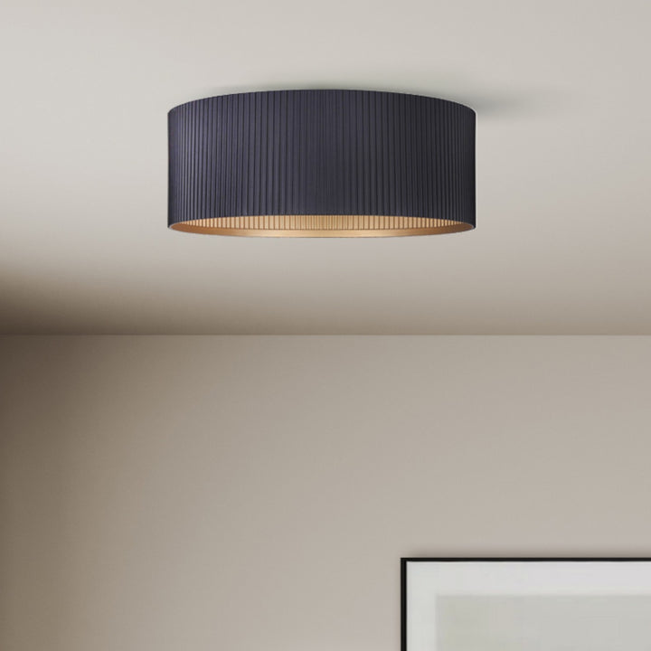 Canarm Canada - IFM1119A14BK - Two Light Flush Mount - Rexton - Matte Black