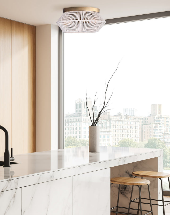 Canarm Canada - IFM1120A13GD - Two Light Flush Mount - Willow - Gold