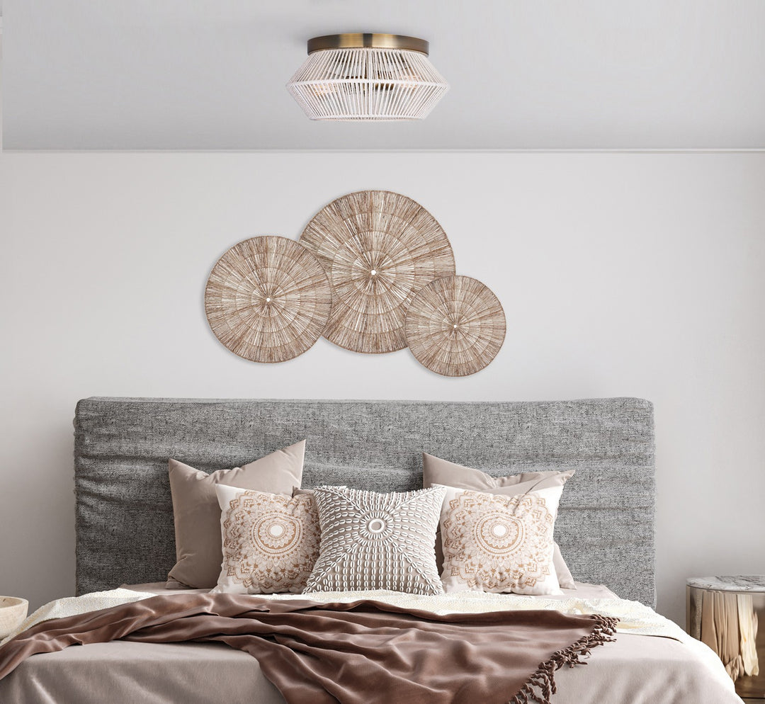 Canarm Canada - IFM1120A13GD - Two Light Flush Mount - Willow - Gold