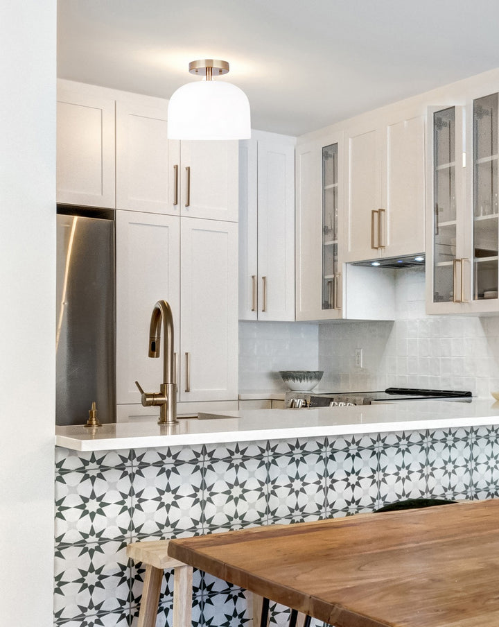 Canarm Canada - IFM1130A09GD - One Light Flush Mount - Novalee - Gold