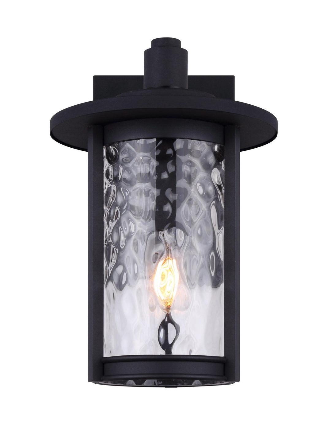 Canarm Canada - IOL567BK - One Light Outdoor Lantern - Leon - Black