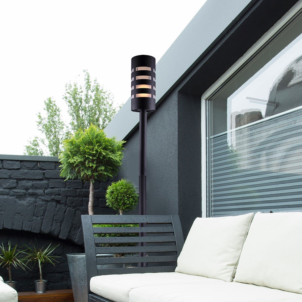 Canarm Canada - IOL571BK - One Light Outdoor Post Mount - Tayla - Black