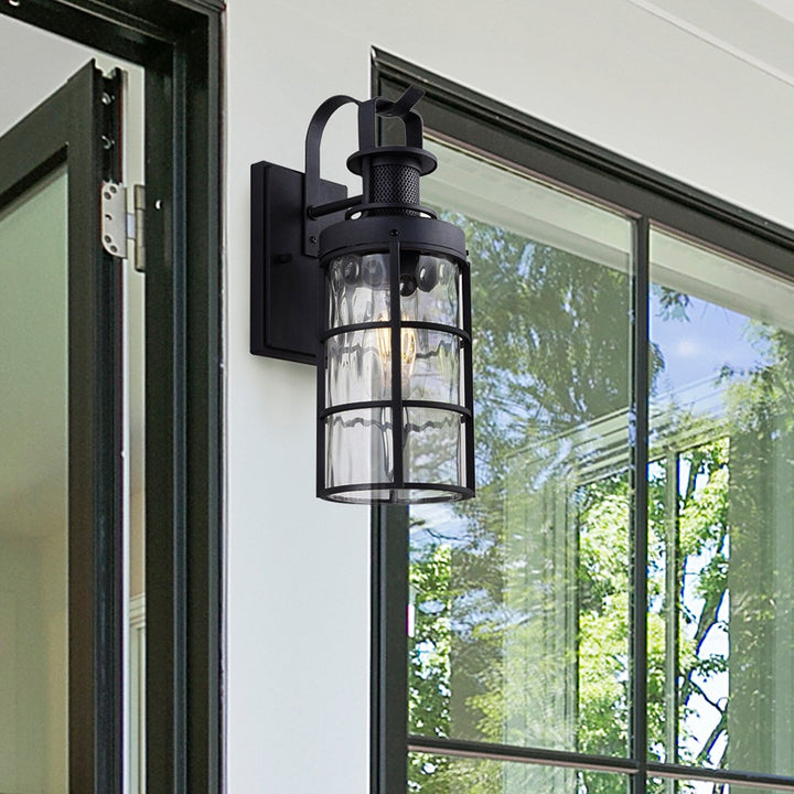 Canarm Canada - IOL610BK - One Light Outdoor Lantern - Winslet - Black