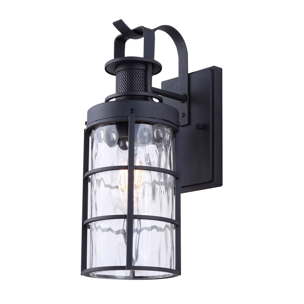 Winslet One Light Outdoor Lantern in Black - available from The Lighting Shoppe, trusted by Canadian homeowners