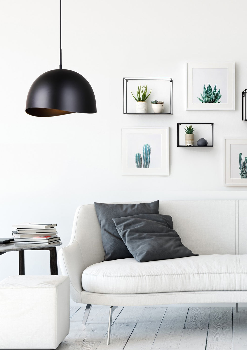 Canarm Canada - IPL1122A01BK16 - One Light Pendant - Henlee - Matte Black