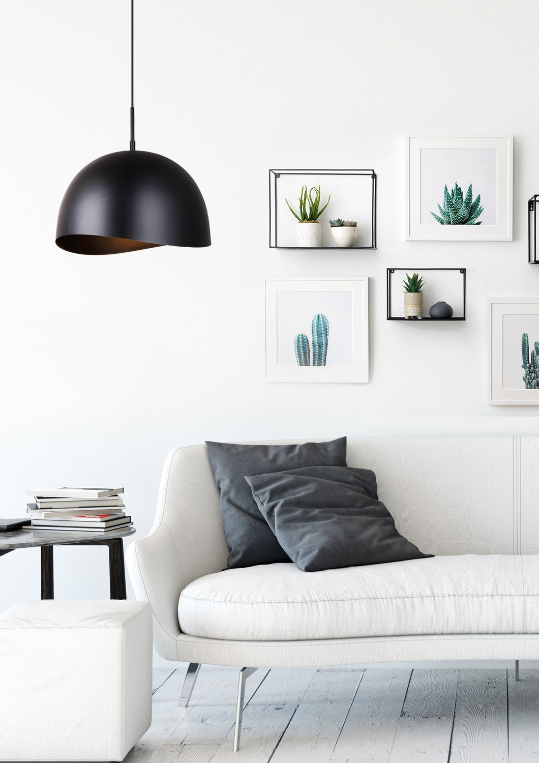 Canarm Canada - IPL1122A01BK16 - One Light Pendant - Henlee - Matte Black