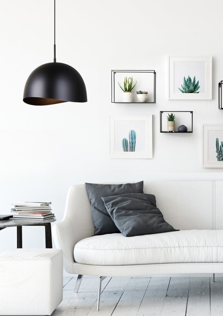 Canarm Canada - IPL1122A01BK16 - One Light Pendant - Henlee - Matte Black