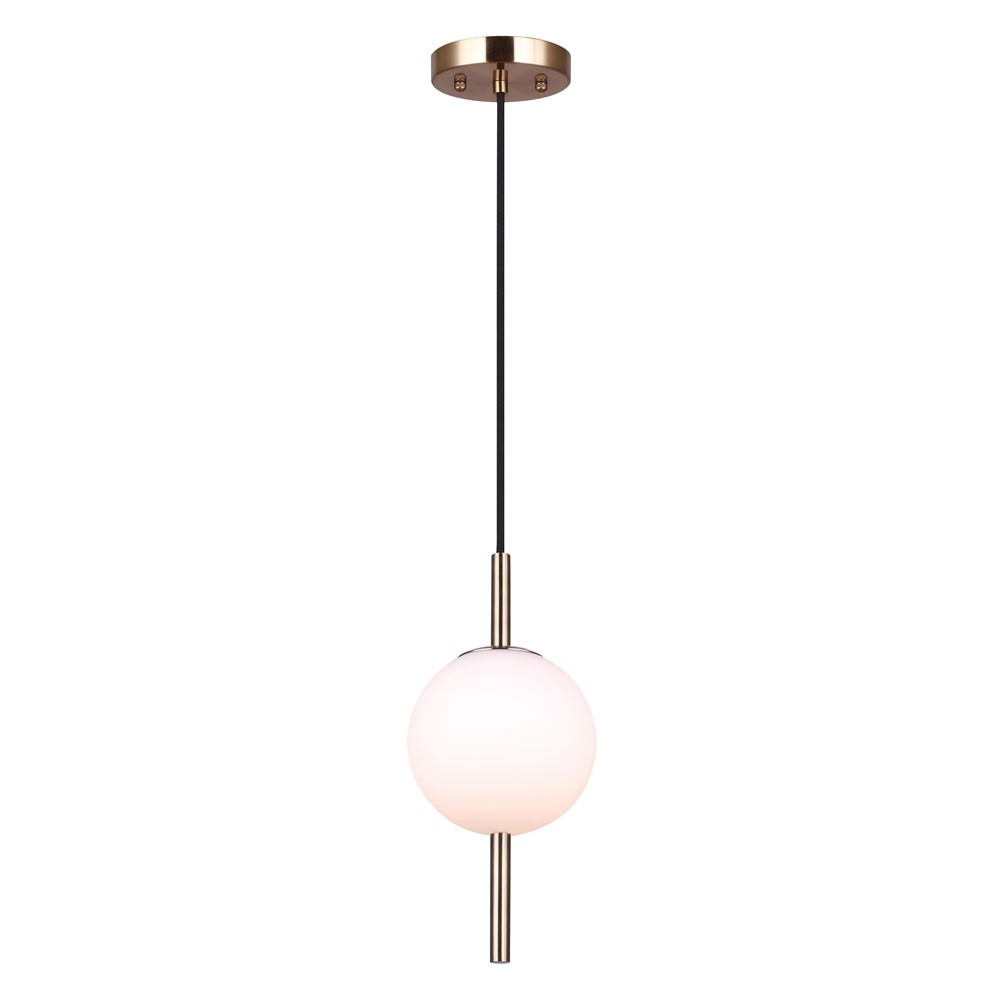 Nara One Light Pendant in Gold - available from The Lighting Shoppe, trusted by Canadian homeowners