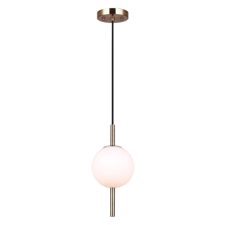 Nara One Light Pendant in Gold - available from The Lighting Shoppe, trusted by Canadian homeowners