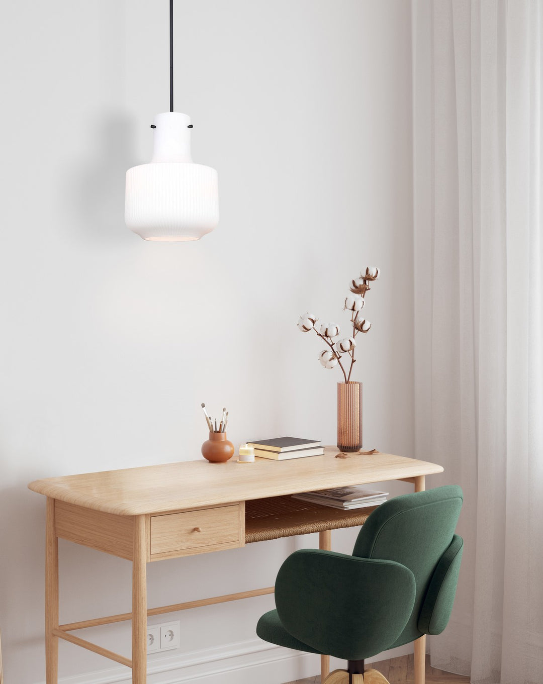 Canarm Canada - IPL2027B01BK - One Light Pendant - Adalie - Matte Black