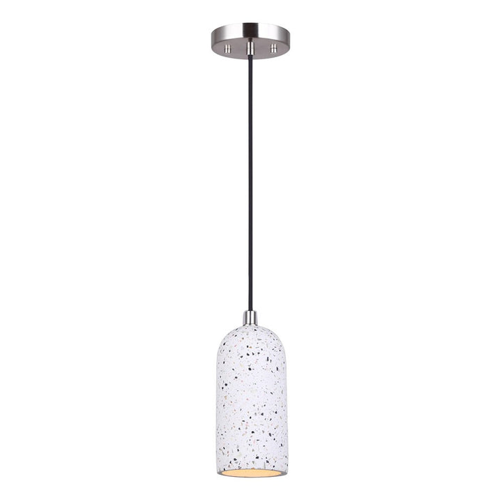 Pella One Light Pendant in Brushed Nickel - available from The Lighting Shoppe, trusted by Canadian homeowners
