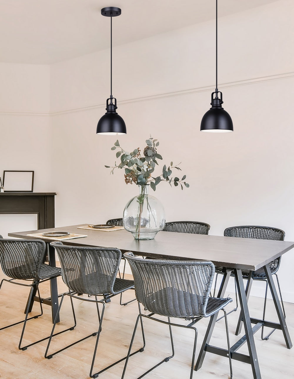 Canarm Canada - IPL622A01BK - One Light Pendant - Polo - Matte Black