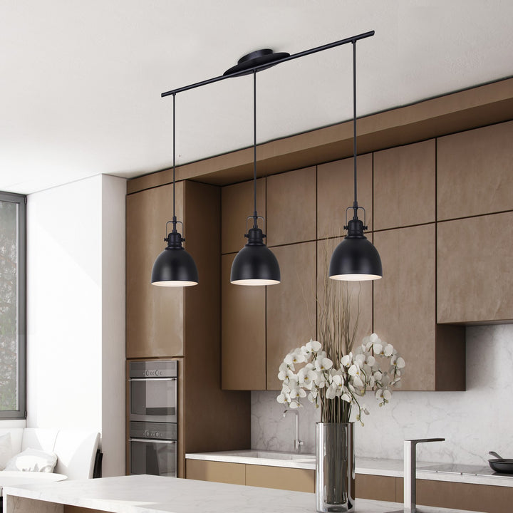 Canarm Canada - IPL622A03BK - Three Light Pendant - Polo - Matte Black