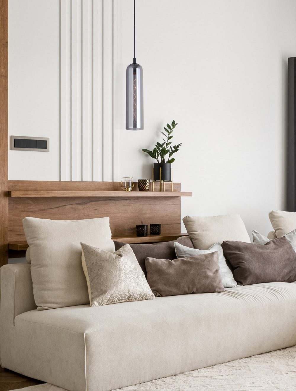 Canarm Canada - IPL740B01BK - One Light Pendant - Eloise - Matte Black