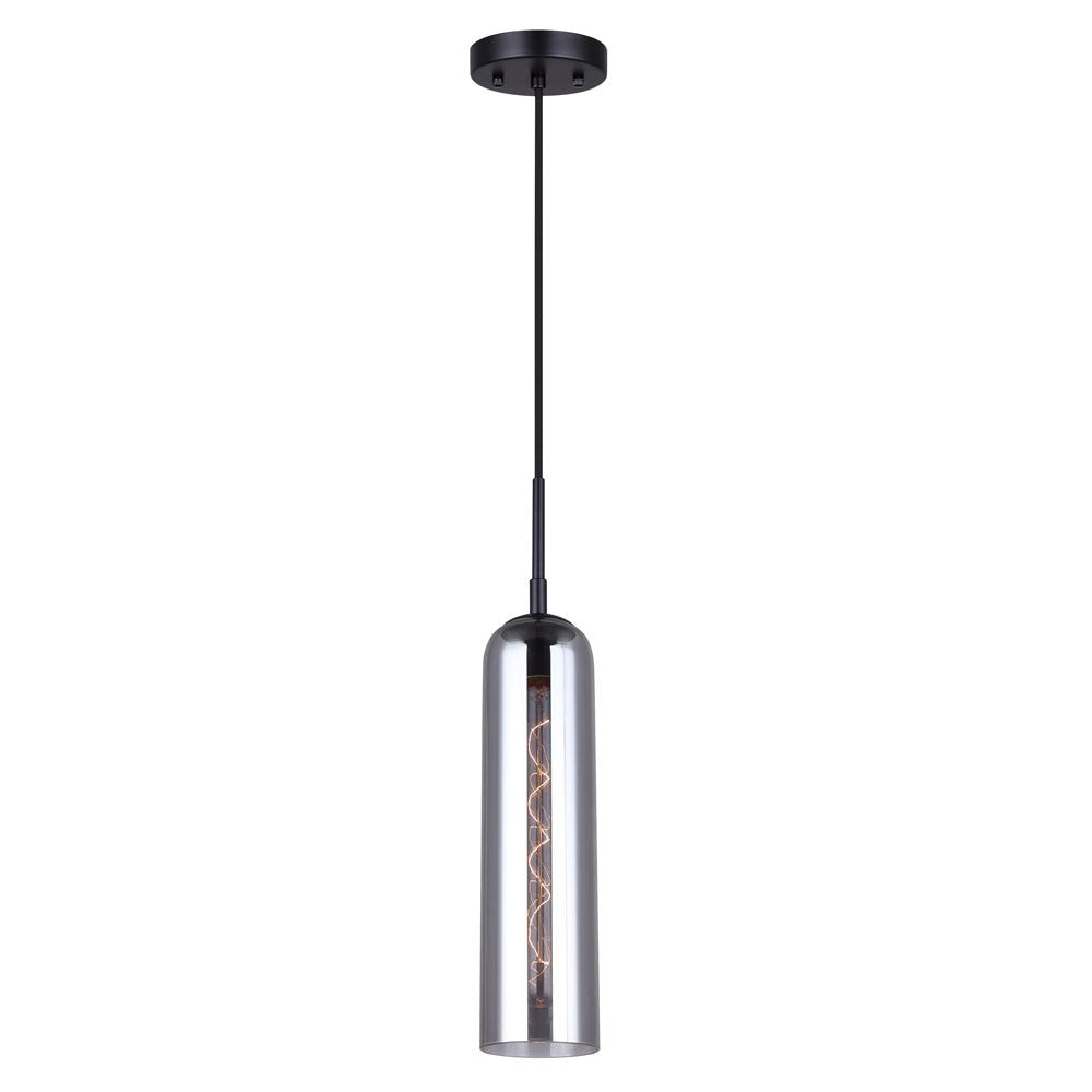 Eloise One Light Pendant in Matte Black - available from The Lighting Shoppe, trusted by Canadian homeowners