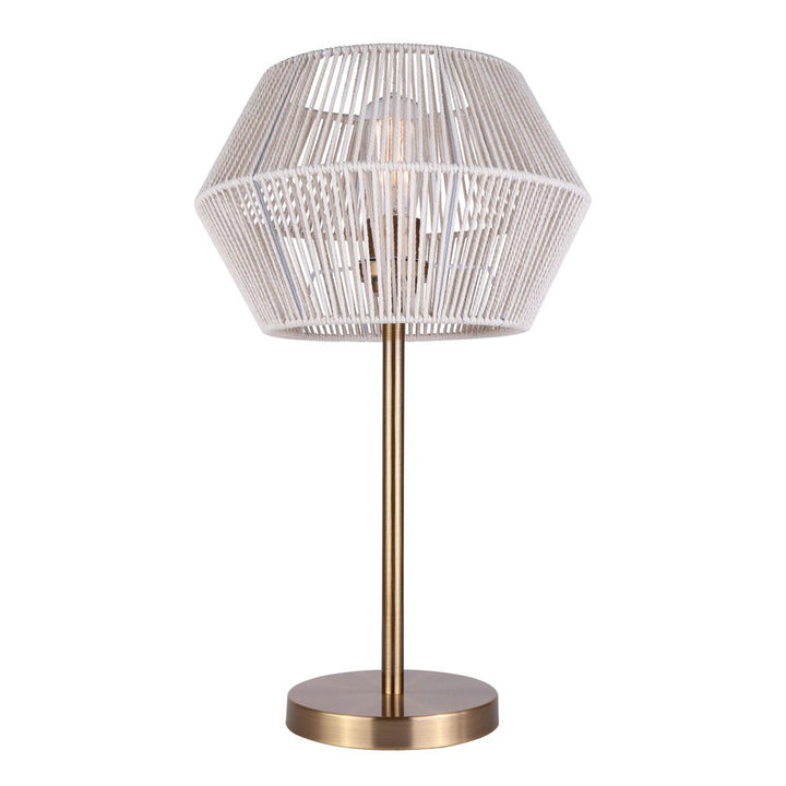Willow One Light Table Lamp in Gold - available from The Lighting Shoppe, trusted by Canadian homeowners