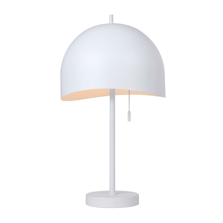 Henlee One Light Table Lamp in Matte White - available from The Lighting Shoppe, trusted by Canadian homeowners
