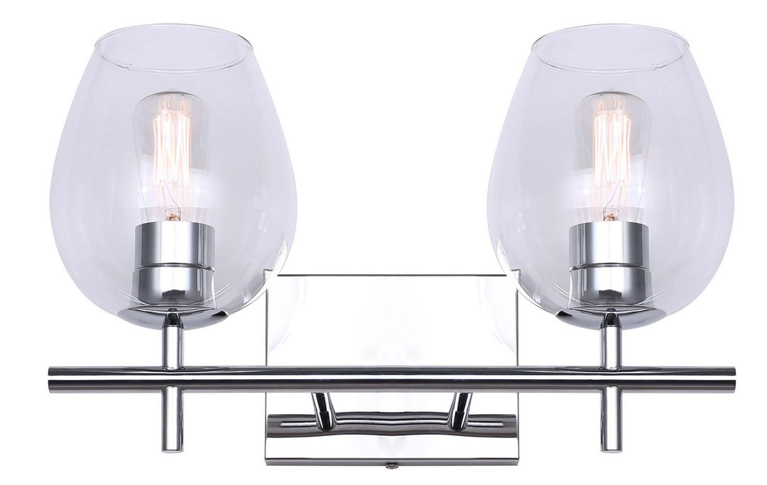 Canarm Canada - IVL1019A02CH - Two Light Vanity - Cain - Chrome