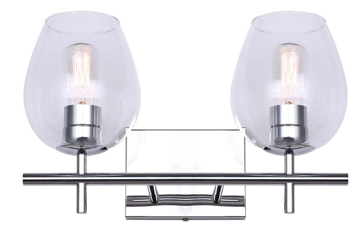 Canarm Canada - IVL1019A02CH - Two Light Vanity - Cain - Chrome