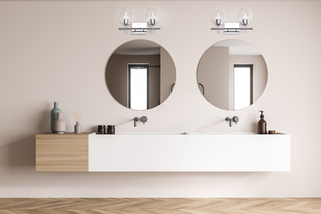 Canarm Canada - IVL1019A02CH - Two Light Vanity - Cain - Chrome