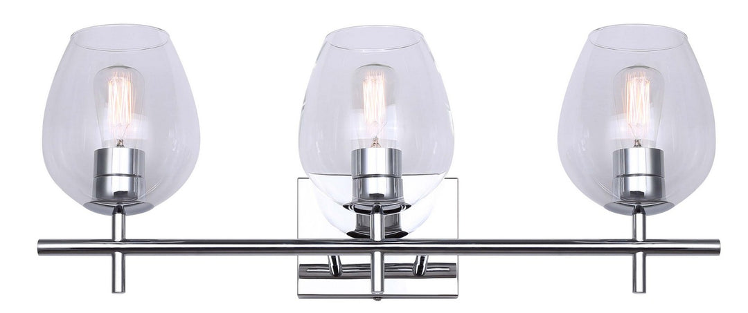 Canarm Canada - IVL1019A03CH - Three Light Vanity - Cain - Chrome