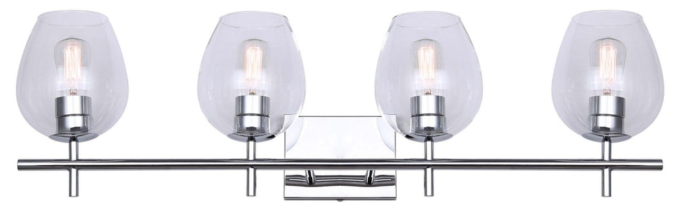Canarm Canada - IVL1019A04CH - Four Light Vanity - Cain - Chrome
