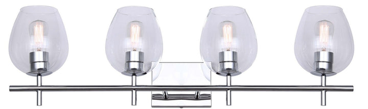 Canarm Canada - IVL1019A04CH - Four Light Vanity - Cain - Chrome