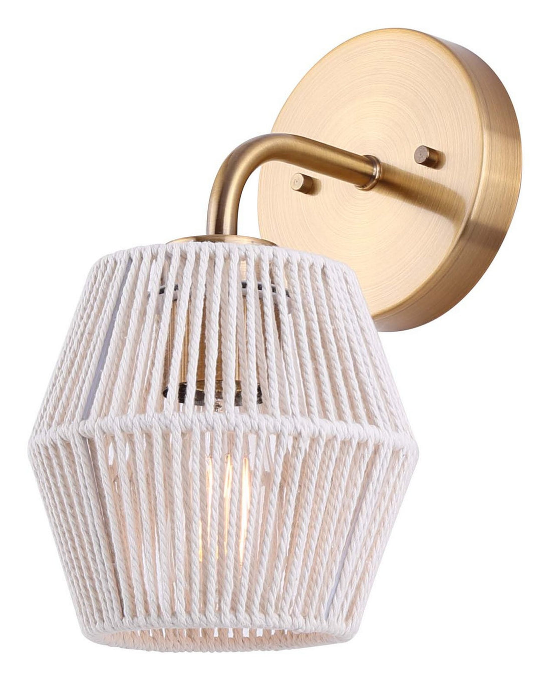 Willow One Light Vanity in Gold - available from The Lighting Shoppe, trusted by Canadian homeowners