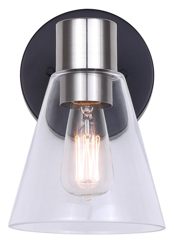 Canarm Canada - IVL1127A01BKN - One Light Vanity - Davina - Matte Black